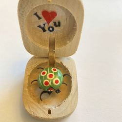 Love Bugs Ladybug 🐞 In The Wooden Box Fun Gift For Mother’s Day And Christmas