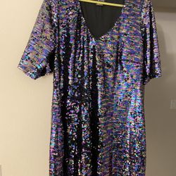Women’s Multicolor Sequin Dress