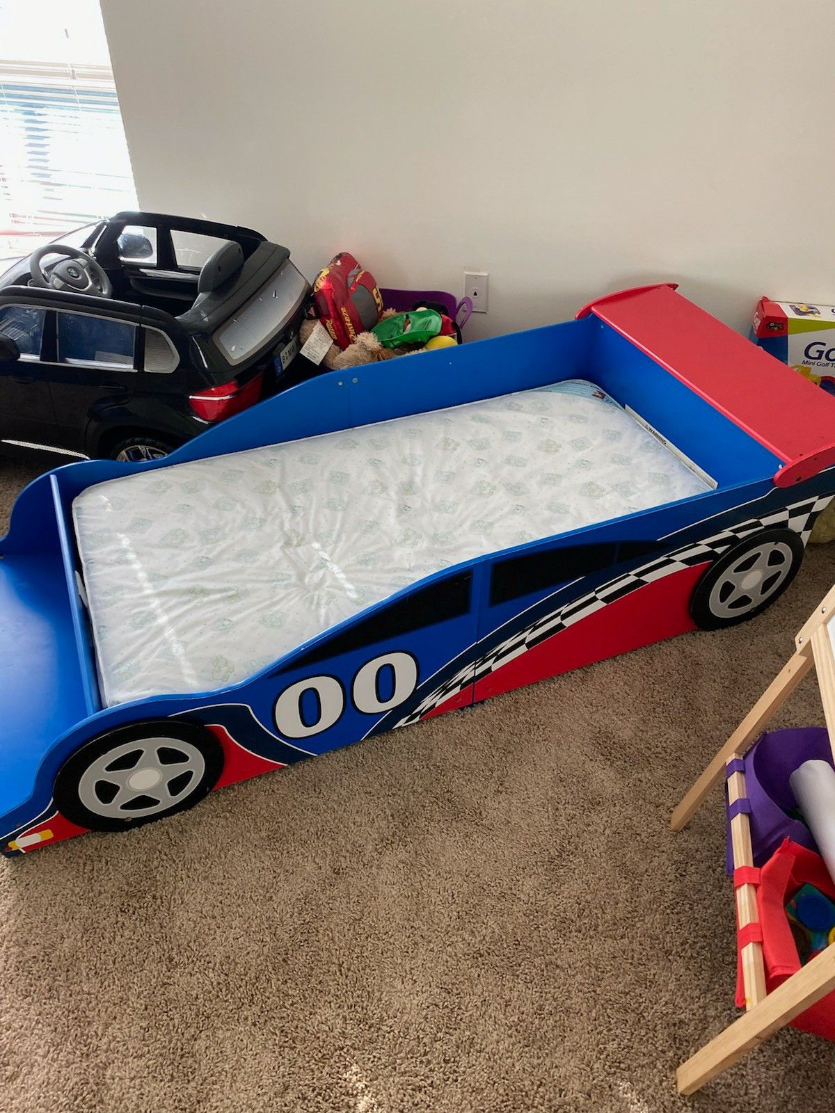 HOT WHEELS RACE TWIN BED