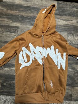Brown Y2K graffiti style