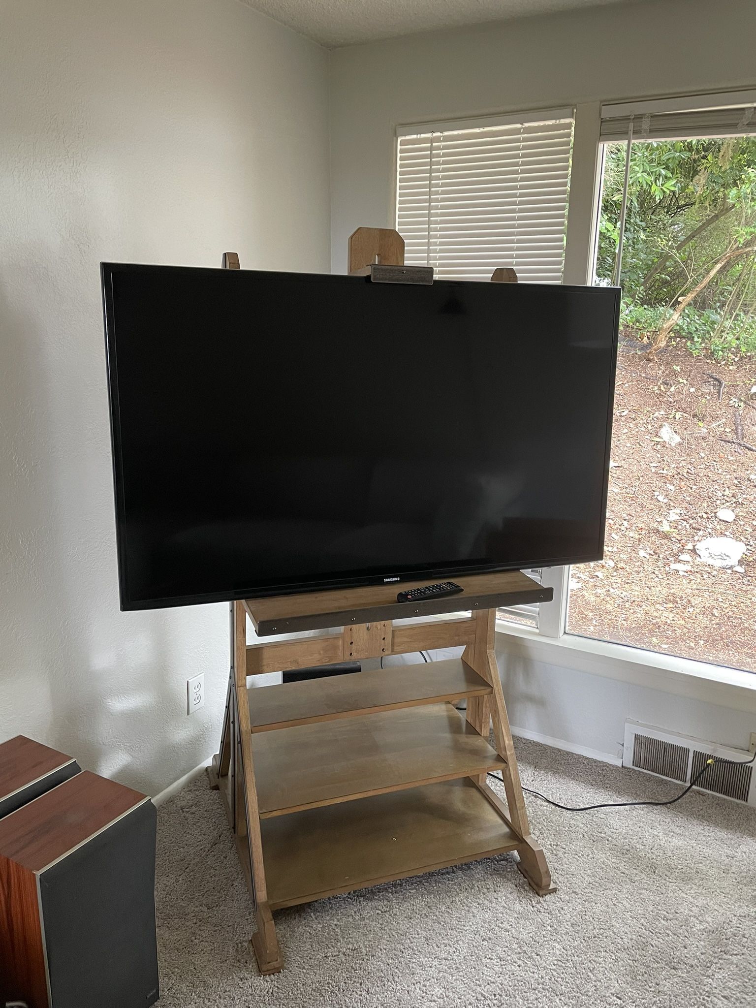 World Market Easel TV Stand