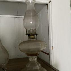Antique Oil Lamp Please Check My Other Listings   Moving Sale 