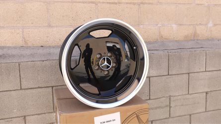 MERCEDES BENZ DEEP DISH 18 INCH AMG AERO I MONOBLOCK STYLE WHEELS RIMS 18X8 19X9 +30 5X112 CB: 66.6