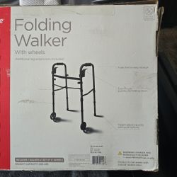 Black Folding Walker