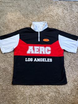 Aelfric Eden Aerc Los Angeles Quarter Zip Polo Mens Size Medium