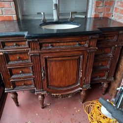 50 Long, 22 Wide N 37 High  Vanity