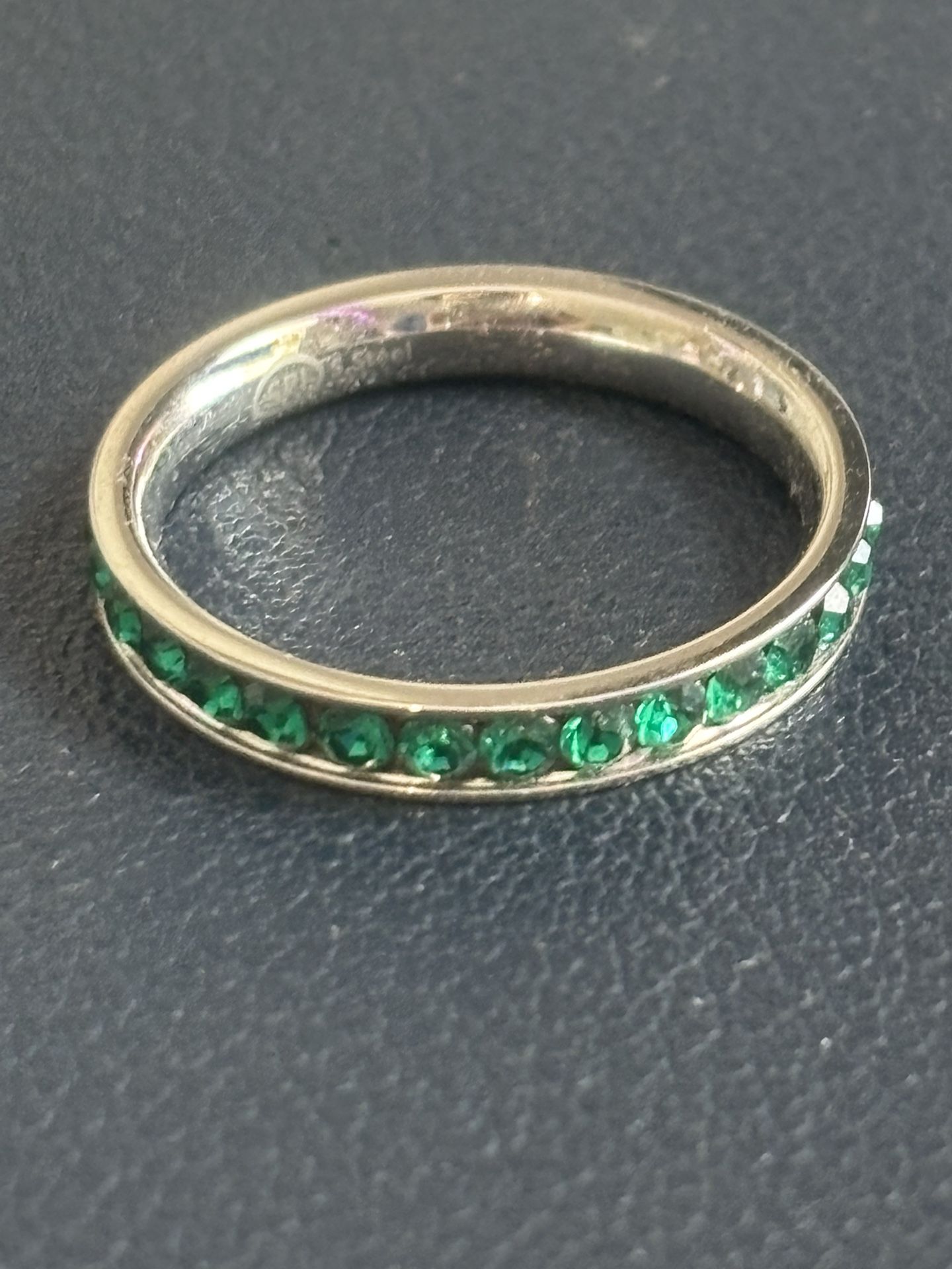 Stainless Steel / Cz Eternity Band