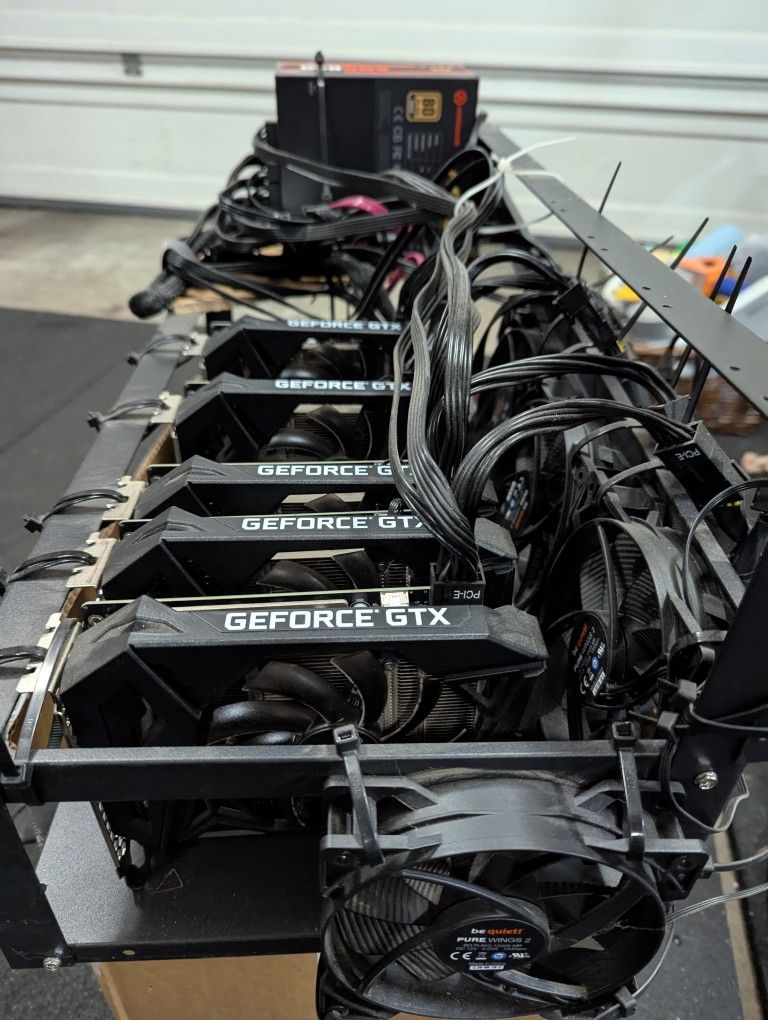 Mining Rig With Five  GTX 1600 