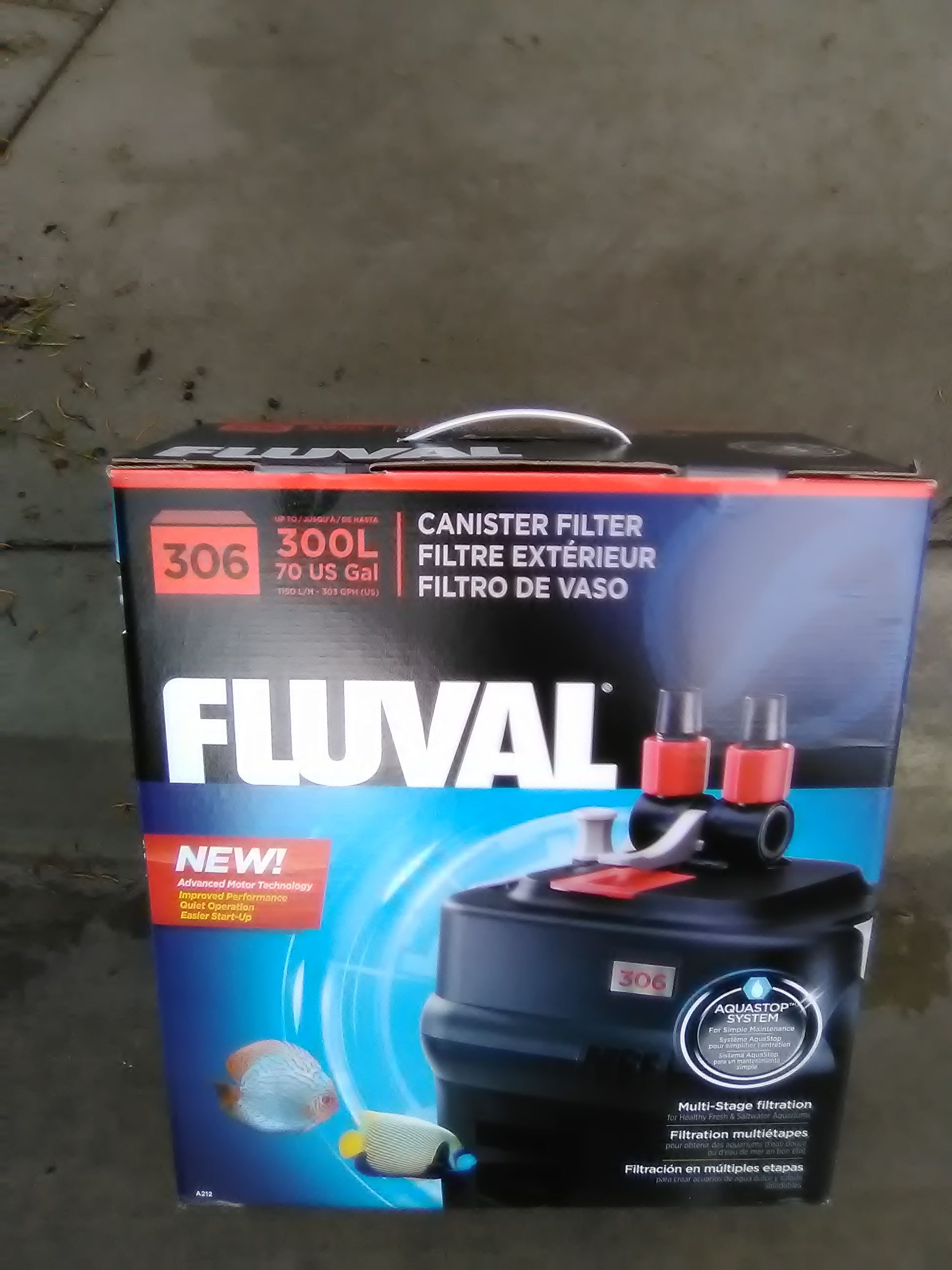 Fluval 306 water pump/filter brand new