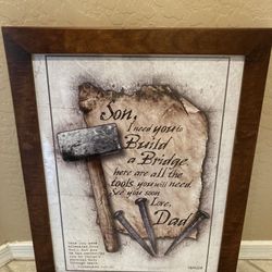 Religious Framed Wall Art Plaque