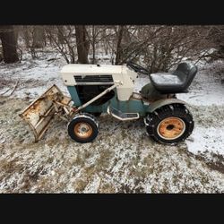 Sears Suburban SS12 With Plow And Snow Blower Attachment