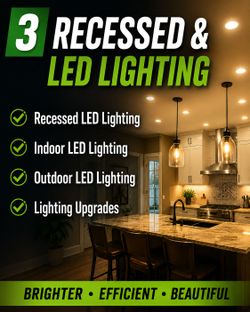Recessed Lighting & LED Light Installation