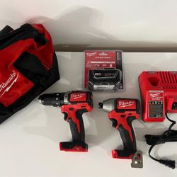M18 18V Lithium-Ion Brushless Cordless Compact Drill/Impact Combo Kit