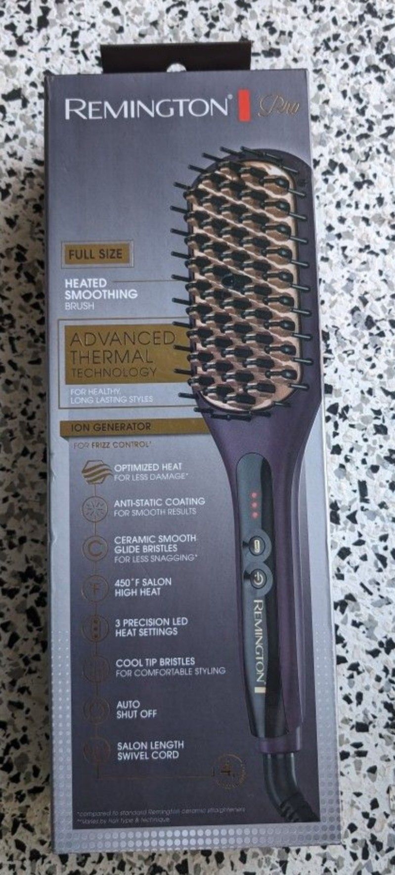 Remington Pro Pearl Ceramic Hair Straightening Brush