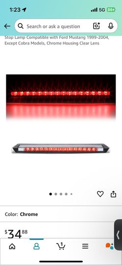 Mustang Smoked Brake Light Assembly 