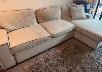 Gray Pullout Sectional