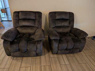 Pair of Recliners - $75  OBO for both