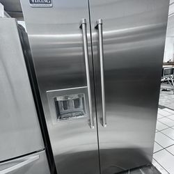48” Viking Built In Stainless Steel Refrigerator 