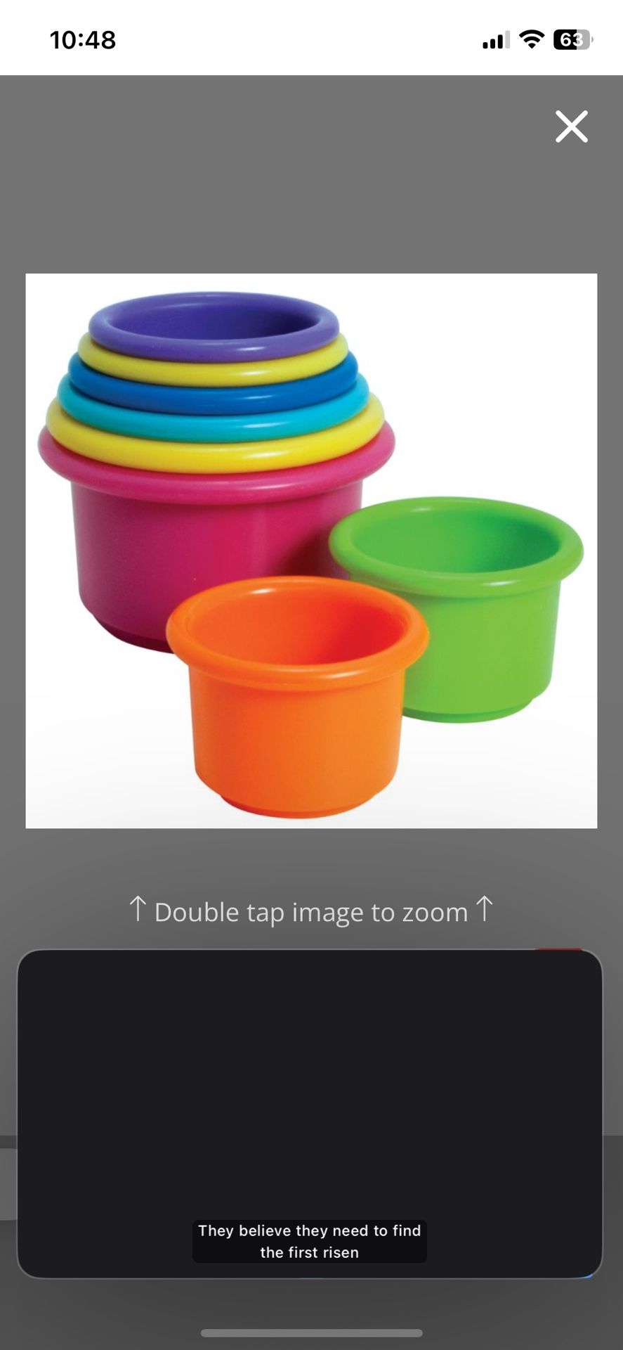 Toddler Toy Stacking Cups