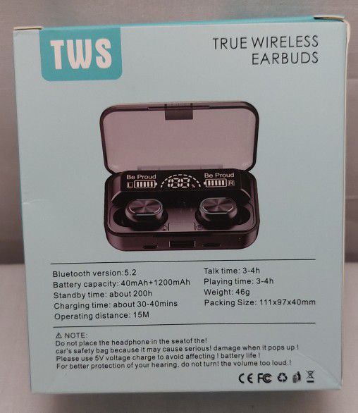  Earbuds. TWS Wireless