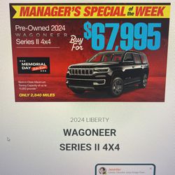 2024 Wagoneer Series 2 4 X 4