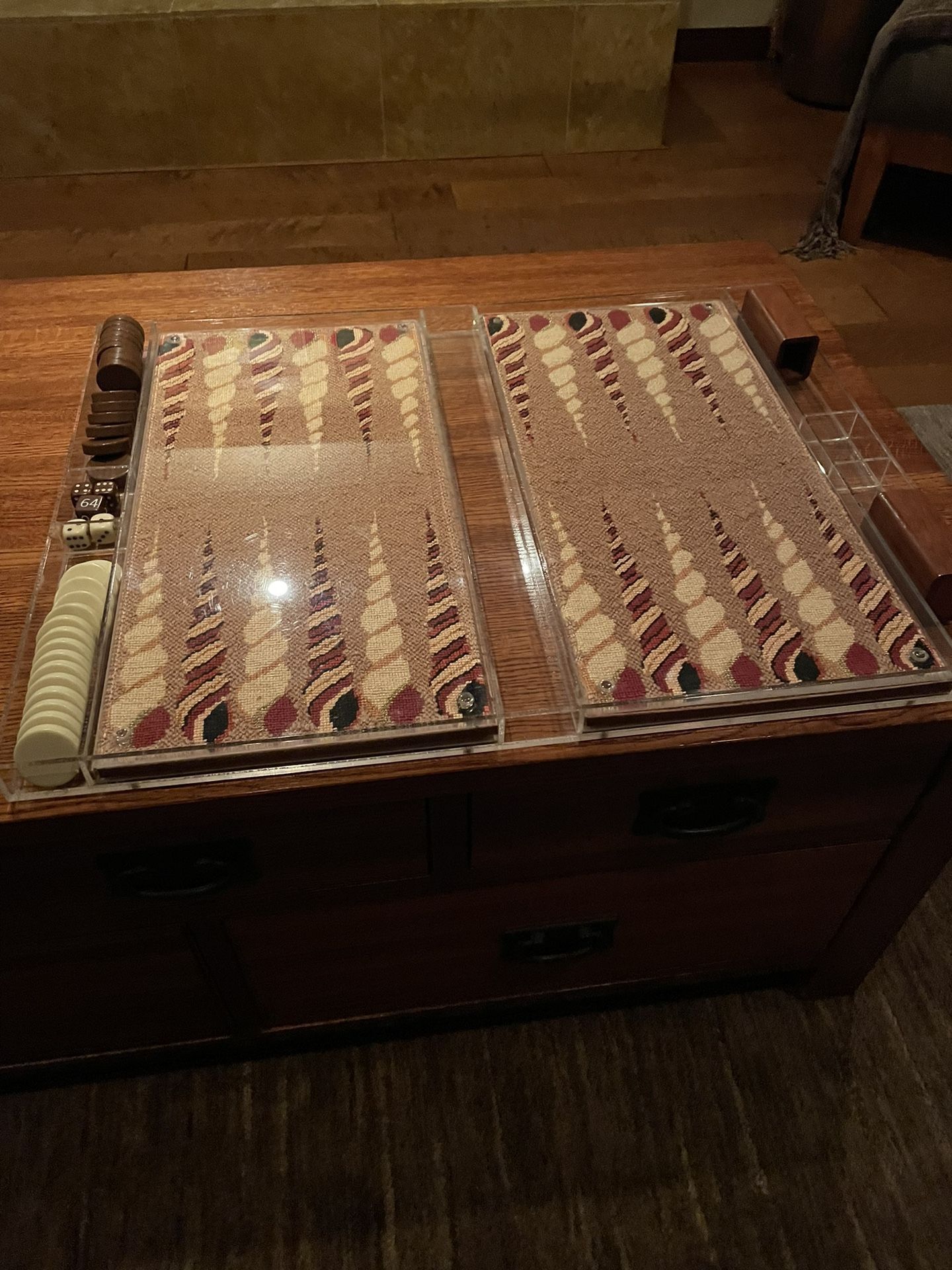 Custom Made Backgammon Game Board