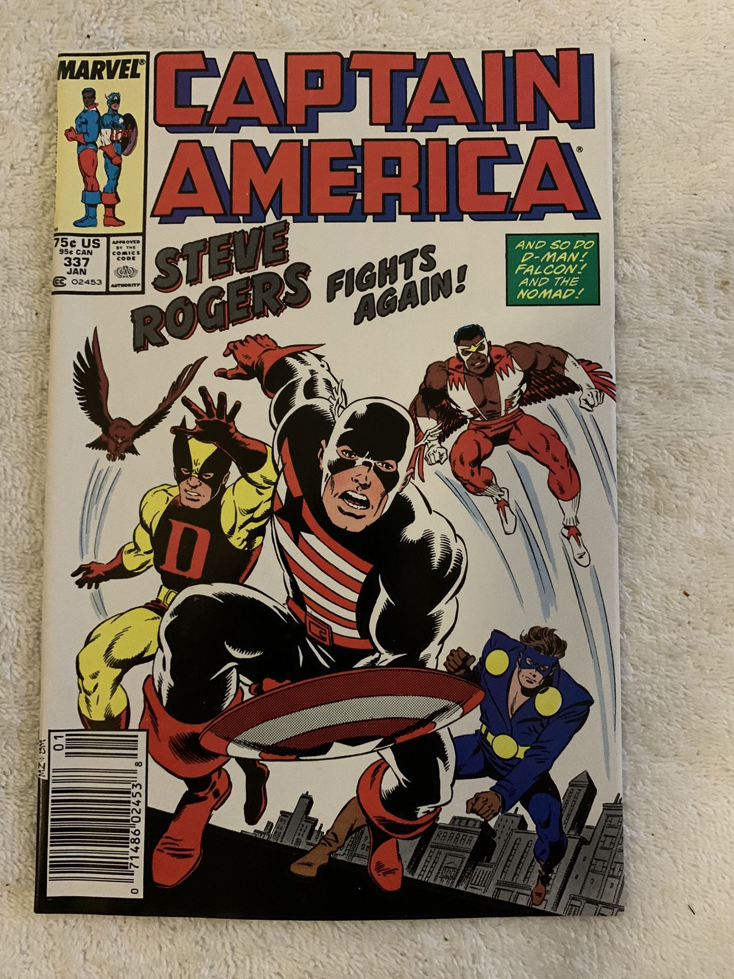 CAPTAIN AMERICA 1st APPEARANCE OF STEVE ROGERS (CAPTAIN ) AS A U. S. AGENT ISSUE 337
