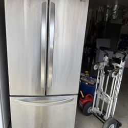 Refrigerator French Doors Stainless Steel 