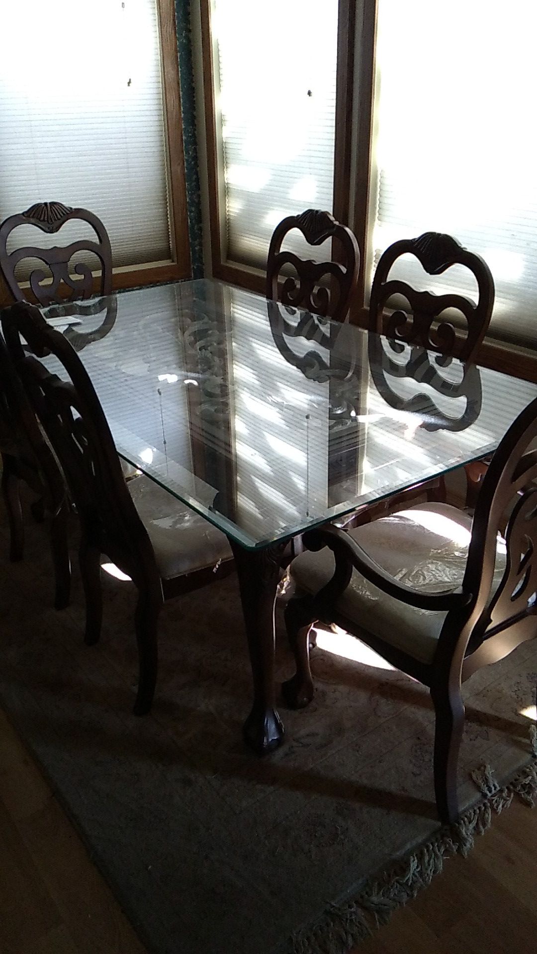 Formal dining room table