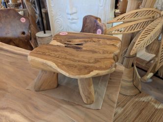 Hand carved pedestal/riser