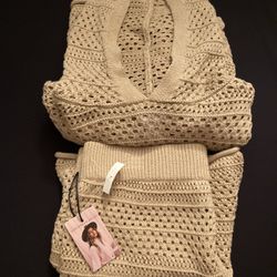 Sincerely Jules womens/juniors knit short set~NWT!