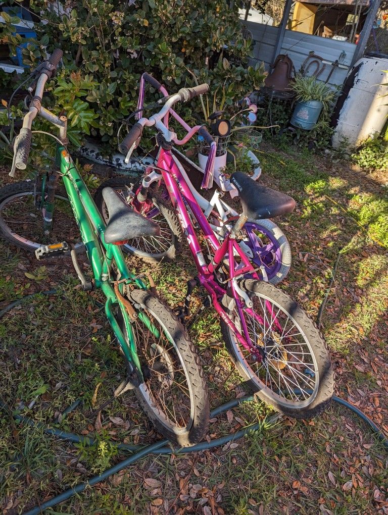 All 3 Bikes, Good Condition.