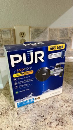 PUR Advanced Faucet Water Filter – Black/Chrome