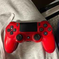 Red PS4 Controller 