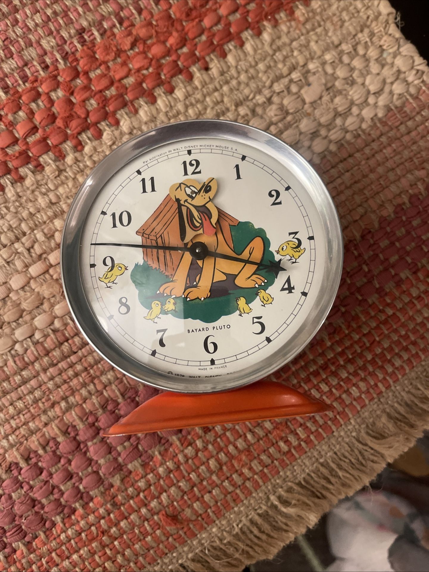 1978 Vintage Pluto Clock