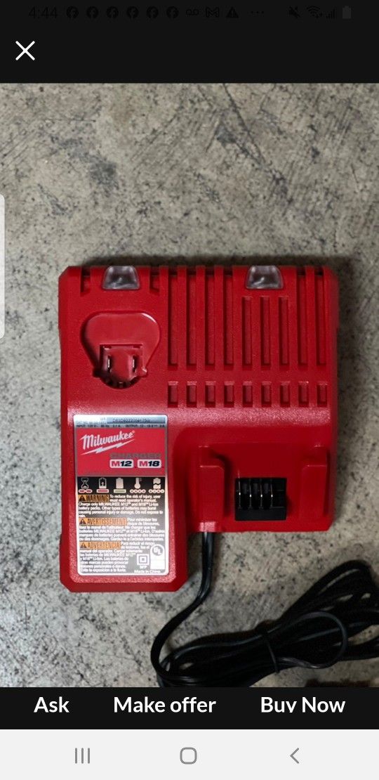 MILWAUKEE  12-----18 V  BATTERY CHARGER 