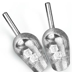 6 Ounces ice scoop for freezer,2 PCS Metal Ice Scoop,Coffee Scoop,8" Small Metal
