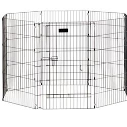 Precision Pets 48" Tall Exercise Pen Fence Tough Quality Metal Dog Pup
