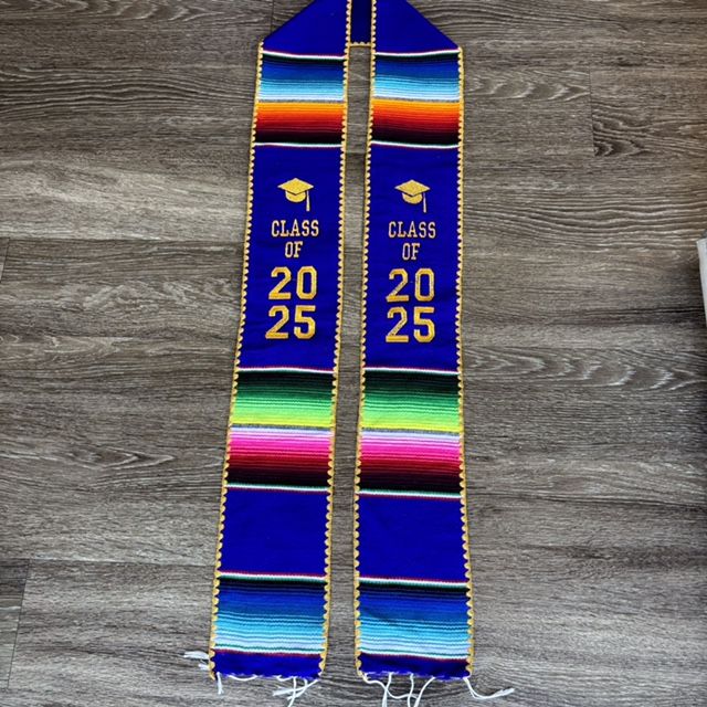 Embroidered Latino Sash 2025, Estola Bordada
