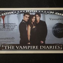 The Vampire Diaries Collectible Fake Million Dollars Bill
