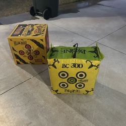 Two Bow Targets Barley Used 