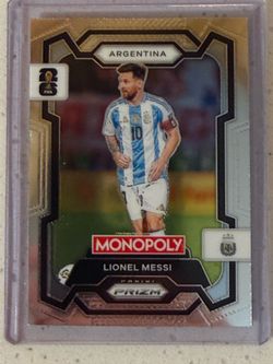 Lionel Messi 2026 Panini Prizm Monopoly FIFA World Cup Argentina