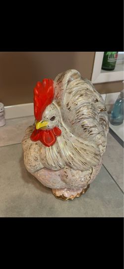 Vintage Rooster Cookie Jar
