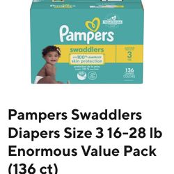 Size 3 pampers 