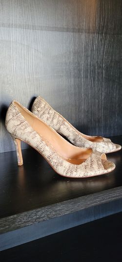 Ann Taylor Peep Toe Heels Size 9