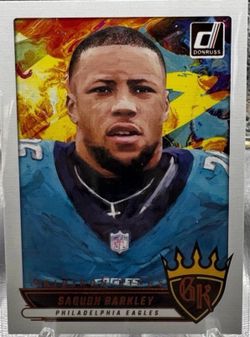 2025 Donruss Saquon Barkley GRIDIRON KINGS #GK-SBY 🔥