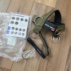 Iron neck alpha green harness