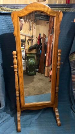 dressing mirror wooden cheval mirror