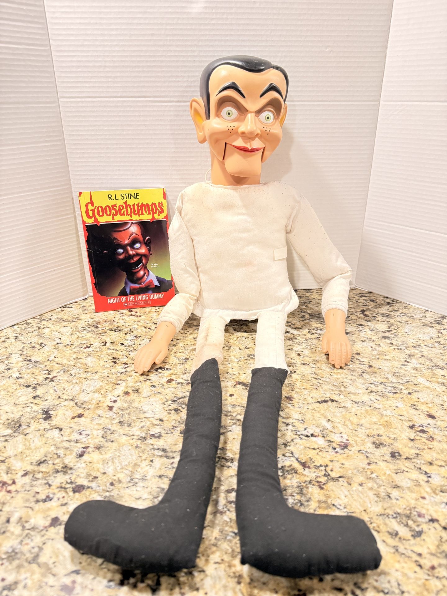 Goosebumps Slappy Ventriloquist Dummy 30” RL. Stine Pull String Works - No Clothes