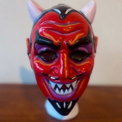 Vintage Devil, Clown, Pumpkin Masks 